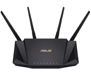 Router Wifi ASUS RT-AX3000, Băng tầng kép tốc độ 3000Mbps, Wifi 6 chuẩn 802.11ax, Chíp xử lý tri-core 1,5Ghz