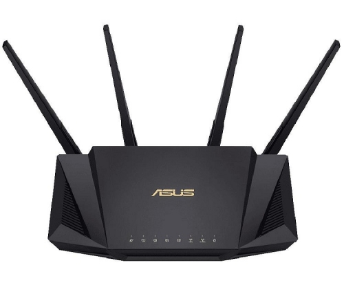 Router Wifi ASUS RT-AX3000, Băng tầng kép tốc độ 3000Mbps, Wifi 6 chuẩn 802.11ax, Chíp xử lý tri-core 1,5Ghz
